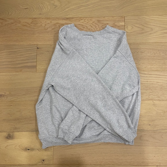 Vintage Urban Outfitters Crewneck Sweatshirt Grey Mens Large Baggy Fit - Picture 3 of 5